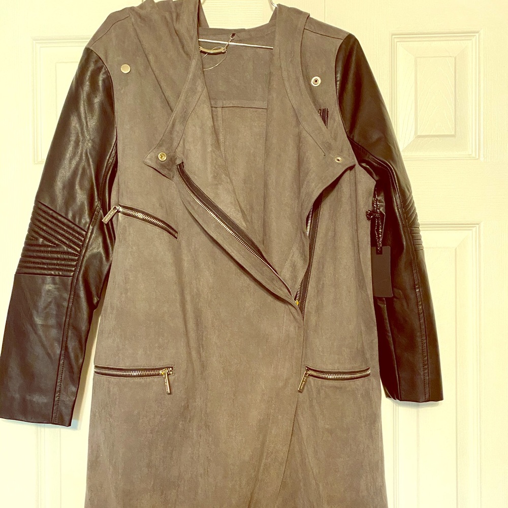 A really cool super soft faux suede jacket!